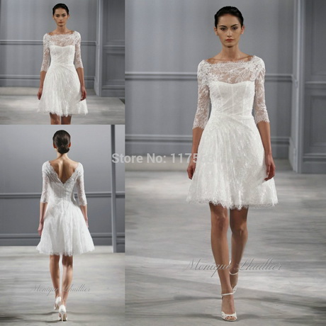 short-wedding-dress-designer-34_20 Short wedding dress designer