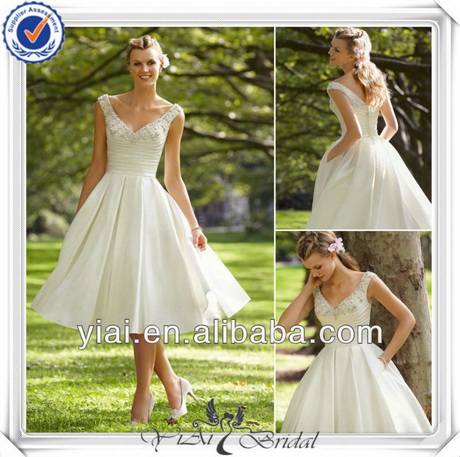 short-wedding-dress-with-pockets-95_14 Short wedding dress with pockets
