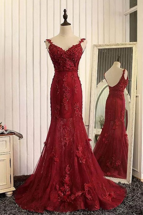 red-lace-prom-dresses-2018-46_12 Red lace prom dresses 2018