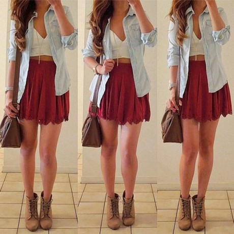 cute-skirt-outfits-62_4 Cute skirt outfits