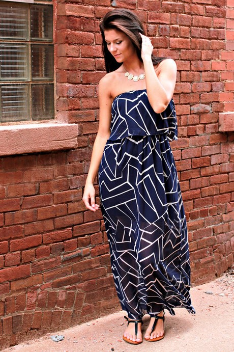 strapless-maxi-dress-casual-60 Strapless maxi dress casual