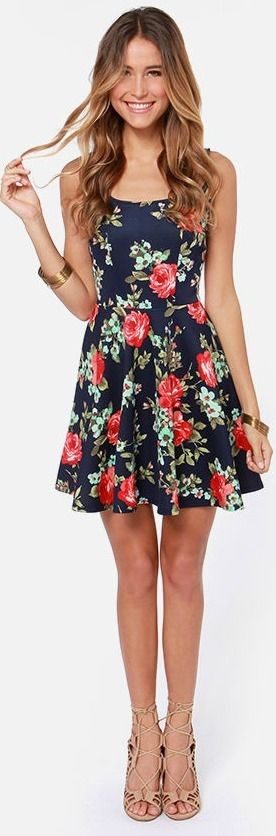Summer dresses floral print