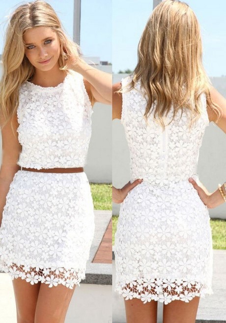 white-lace-dress-casual-56_4 White lace dress casual