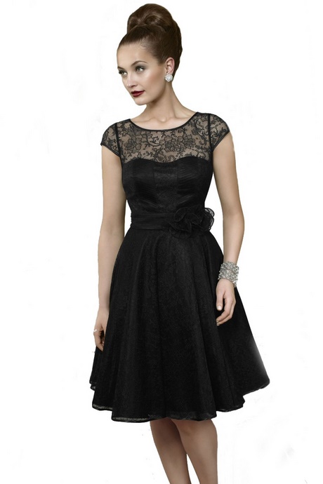 Black short gown