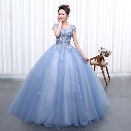 Blue quinceanera dresses