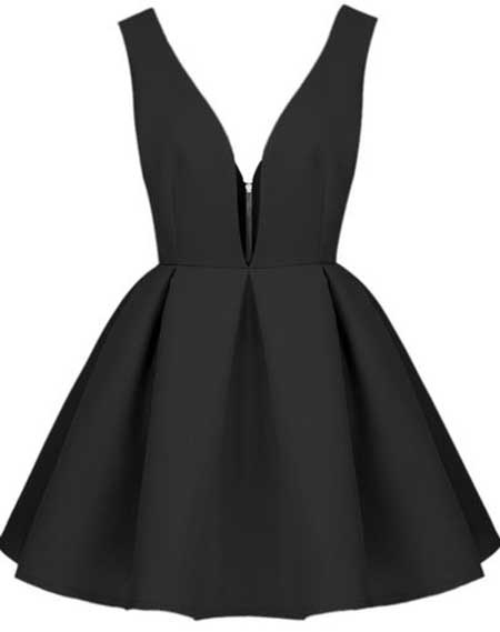 little-black-flare-dress-73_14 Little black flare dress