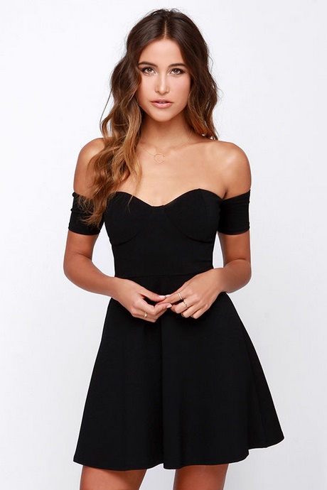 off-shoulder-little-black-dress-51 Off shoulder little black dress