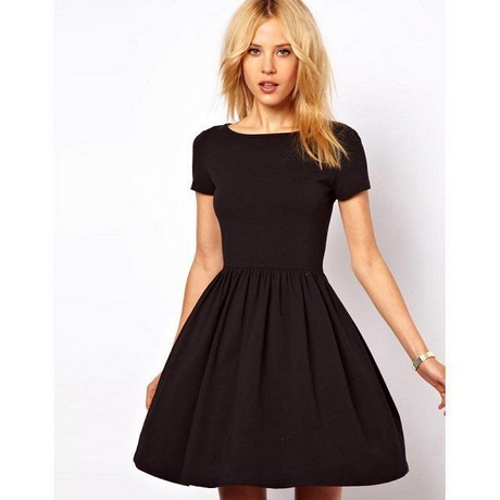 short-sleeve-little-black-dress-44_11 Short sleeve little black dress