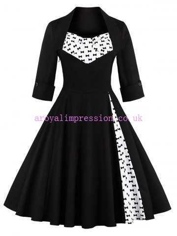 black-and-white-vintage-dress-29_20 Black and white vintage dress