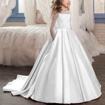 long-white-vintage-dress-75_11 Long white vintage dress