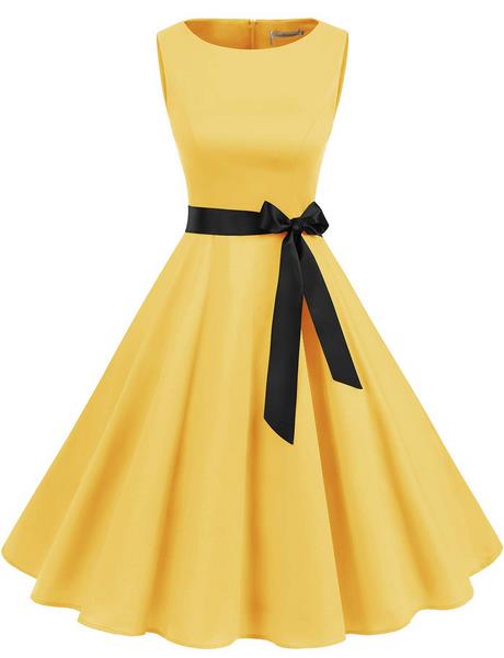 Retro yellow dress - Natalie
