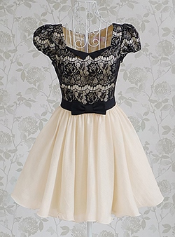 vintage-black-and-white-dress-37_14 Vintage black and white dress