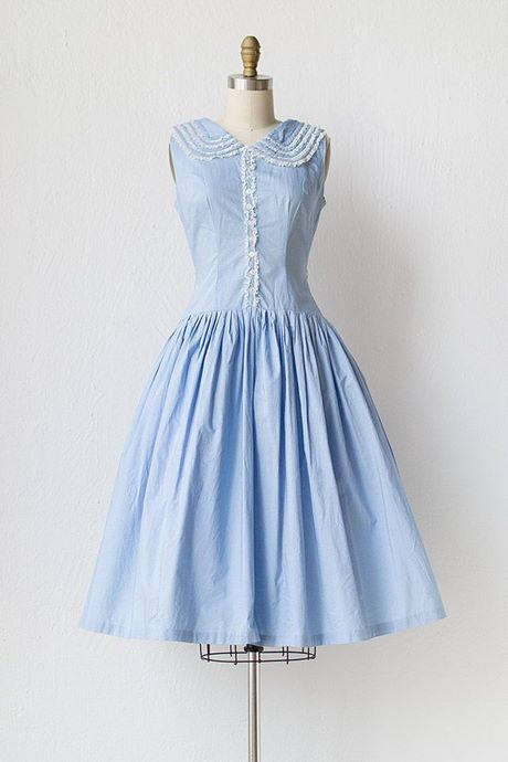 vintage-blue-dress-23 Vintage blue dress
