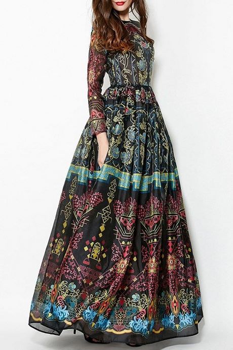 vintage-print-dress-37_17 Vintage print dress