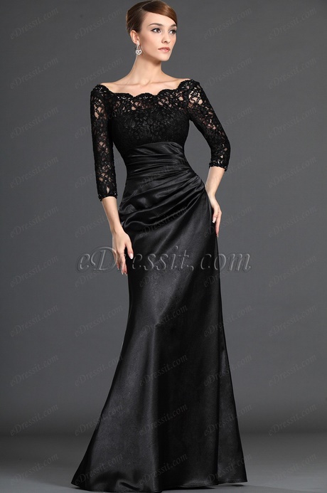 black-mother-of-the-bride-dresses-with-sleeves-62 Black mother of the bride dresses with sleeves