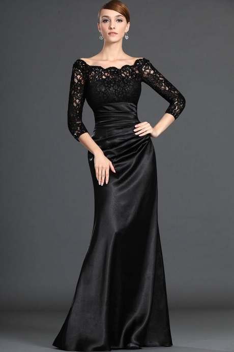Gowns for ladies with sleeves - Natalie