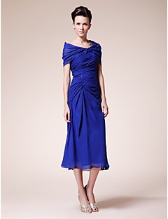 navy-blue-tea-length-mother-of-the-bride-dress-93 Navy blue tea length mother of the bride dress