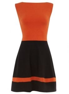 orange-and-black-dress-27 Orange and black dress