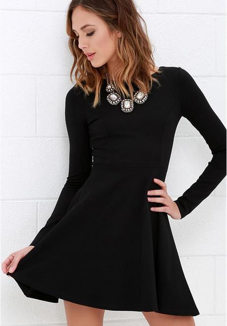 black-long-sleeve-flowy-dress-50_6 Black long sleeve flowy dress