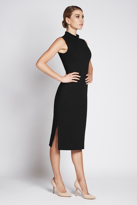 black-midi-length-dress-61_15 Black midi length dress