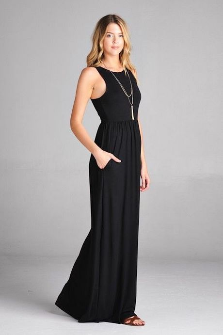 casual-black-long-dress-81_19 Casual black long dress