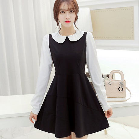casual-dress-black-and-white-56_6 Casual dress black and white