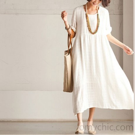 long-casual-dresses-with-short-sleeves-85_6 Long casual dresses with short sleeves