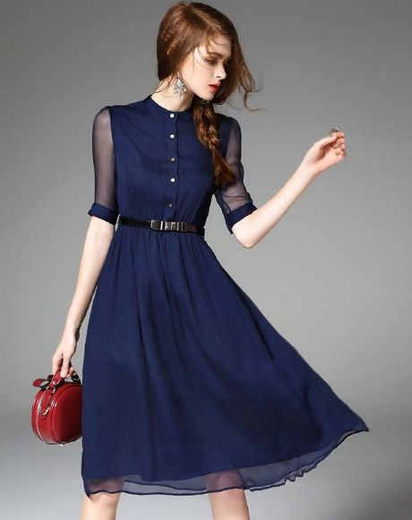 navy-blue-midi-dress-with-sleeves-23_16 Navy blue midi dress with sleeves