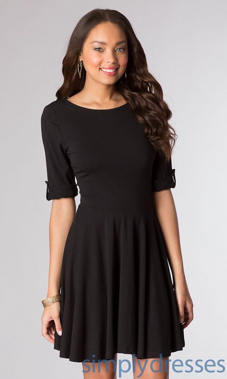 simple-casual-black-dress-21 Simple casual black dress