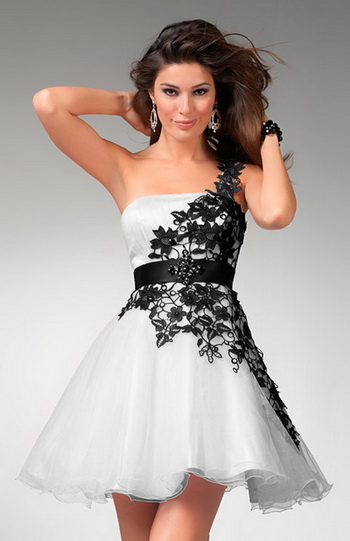 black-and-white-short-prom-dress-43_2 Black and white short prom dress