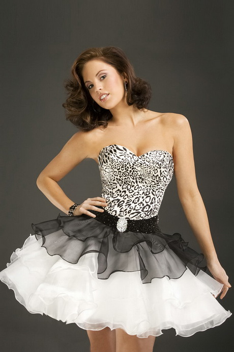 black-and-white-short-prom-dresses-23_11 Black and white short prom dresses