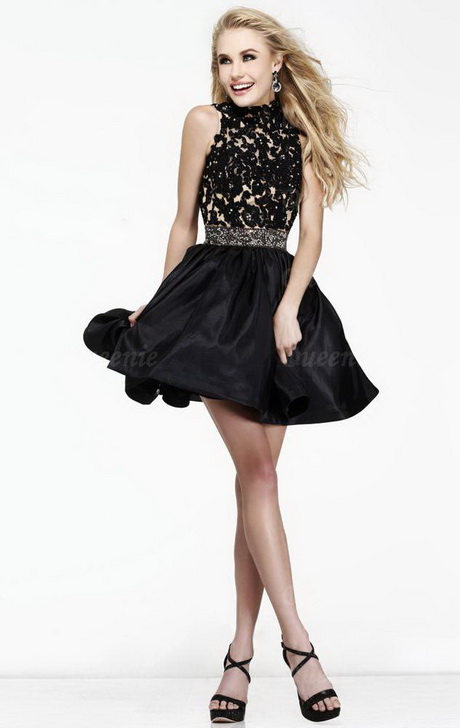 black-short-formal-dress-04 Black short formal dress