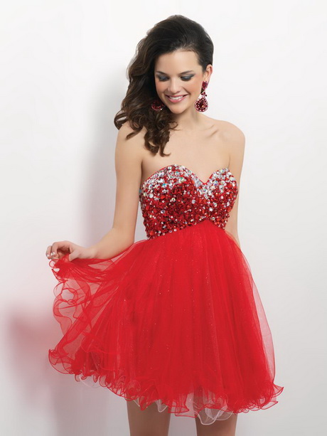 red-short-prom-dress-49_6 Red short prom dress