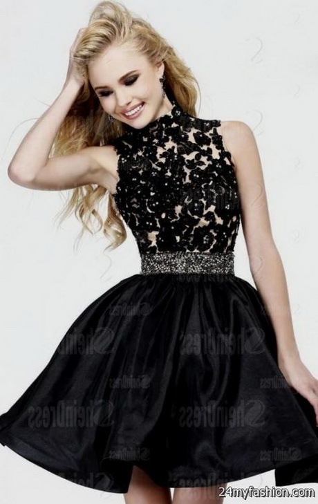 short-black-dresses-for-prom-70_10 Short black dresses for prom