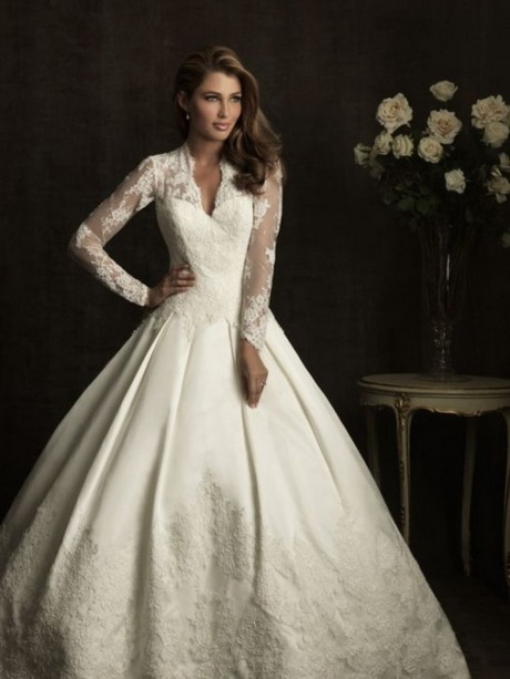 winter-wedding-dresses-with-sleeves-12_17 Winter wedding dresses with sleeves