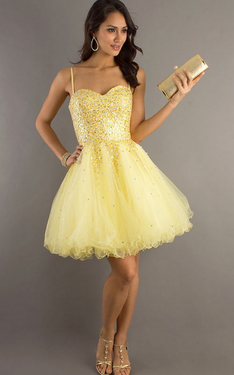yellow-prom-dresses-short-71 Yellow prom dresses short