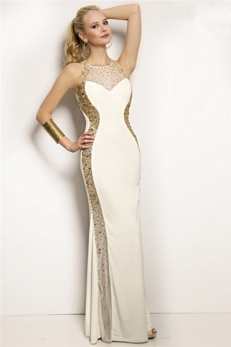 long-white-and-gold-dress-39_8 Long white and gold dress
