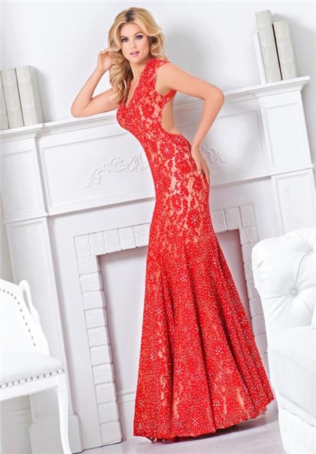 red-prom-dress-lace-99_8 Red prom dress lace