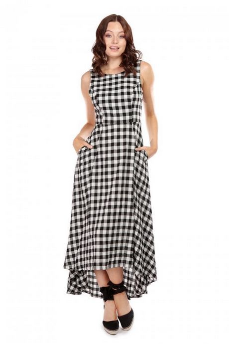 black-and-white-gingham-dress-71_7 Black and white gingham dress