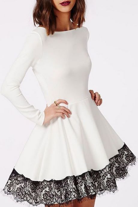 black-and-white-long-sleeve-dress-63_5 Black and white long sleeve dress