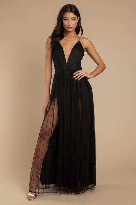 Black maxi dress formal