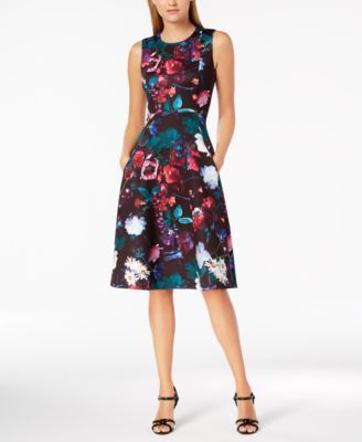 floral-fit-and-flare-dress-10_9 Floral fit and flare dress