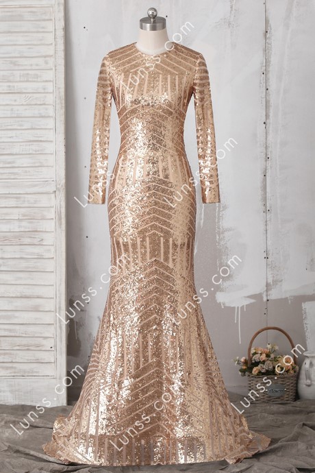 long-sleeve-gold-sequin-dress-77_2 Long sleeve gold sequin dress