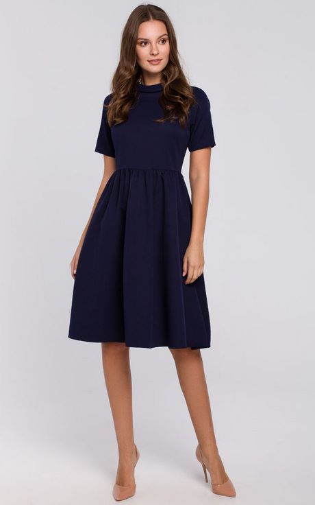 navy-blue-fit-and-flare-dress-63_7 Navy blue fit and flare dress