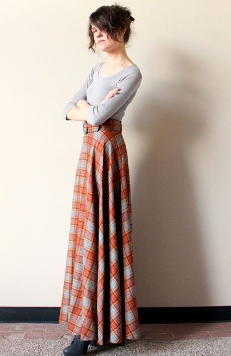 tartan-maxi-skirt-32 Tartan maxi skirt