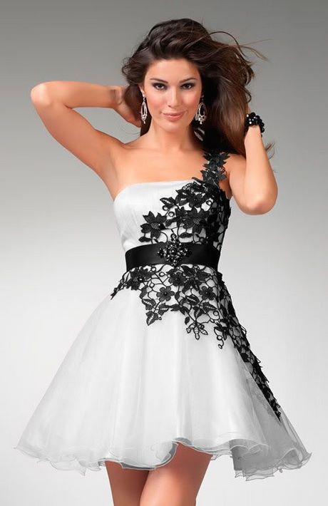 white-wedding-dress-with-black-lace-48_8 White wedding dress with black lace