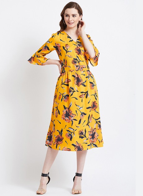 yellow-fit-and-flare-dress-48_9 Yellow fit and flare dress