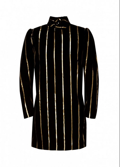 black-and-gold-striped-dress-95_9 Black and gold striped dress