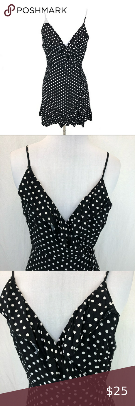 black-and-white-polka-dot-wrap-dress-24_2 Black and white polka dot wrap dress