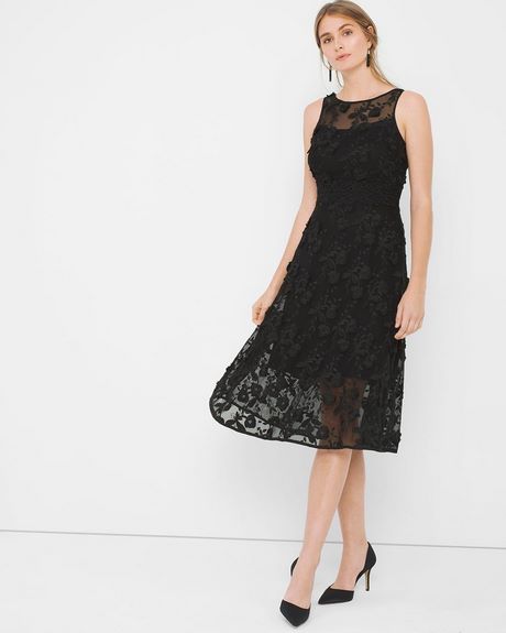 black-lace-fit-and-flare-dress-11_13 Black lace fit and flare dress